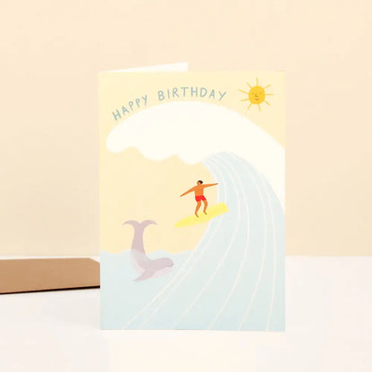 Surfer Birthday Card - PABOOM