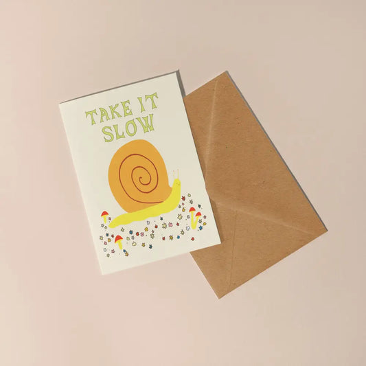 Take It Slow Card - PABOOM