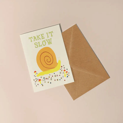Take It Slow Card - PABOOM