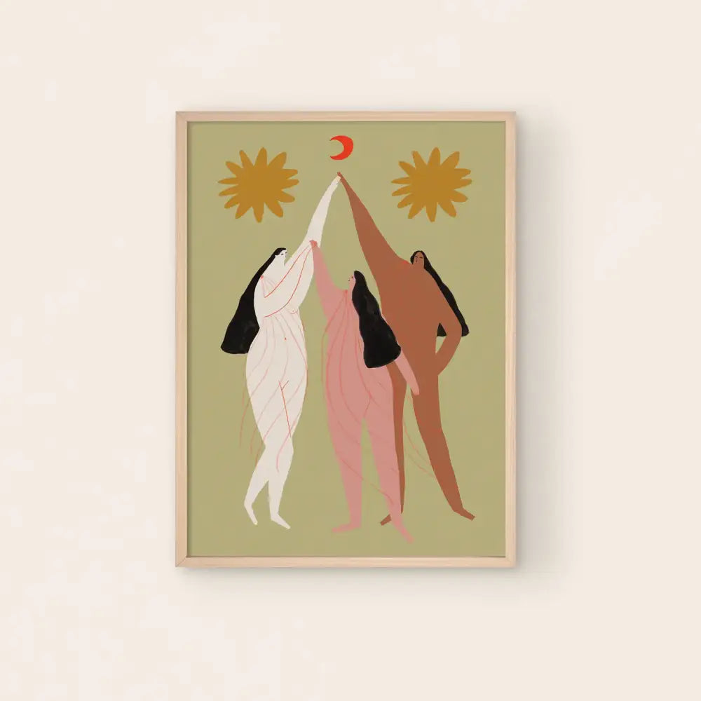 Three Graces Art Print - PABOOM