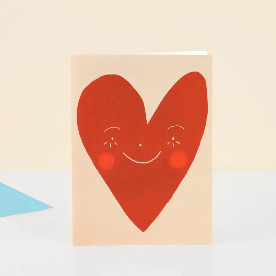 Wonky Heart Love Card - PABOOM