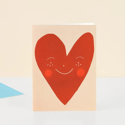 Wonky Heart Love Card - PABOOM