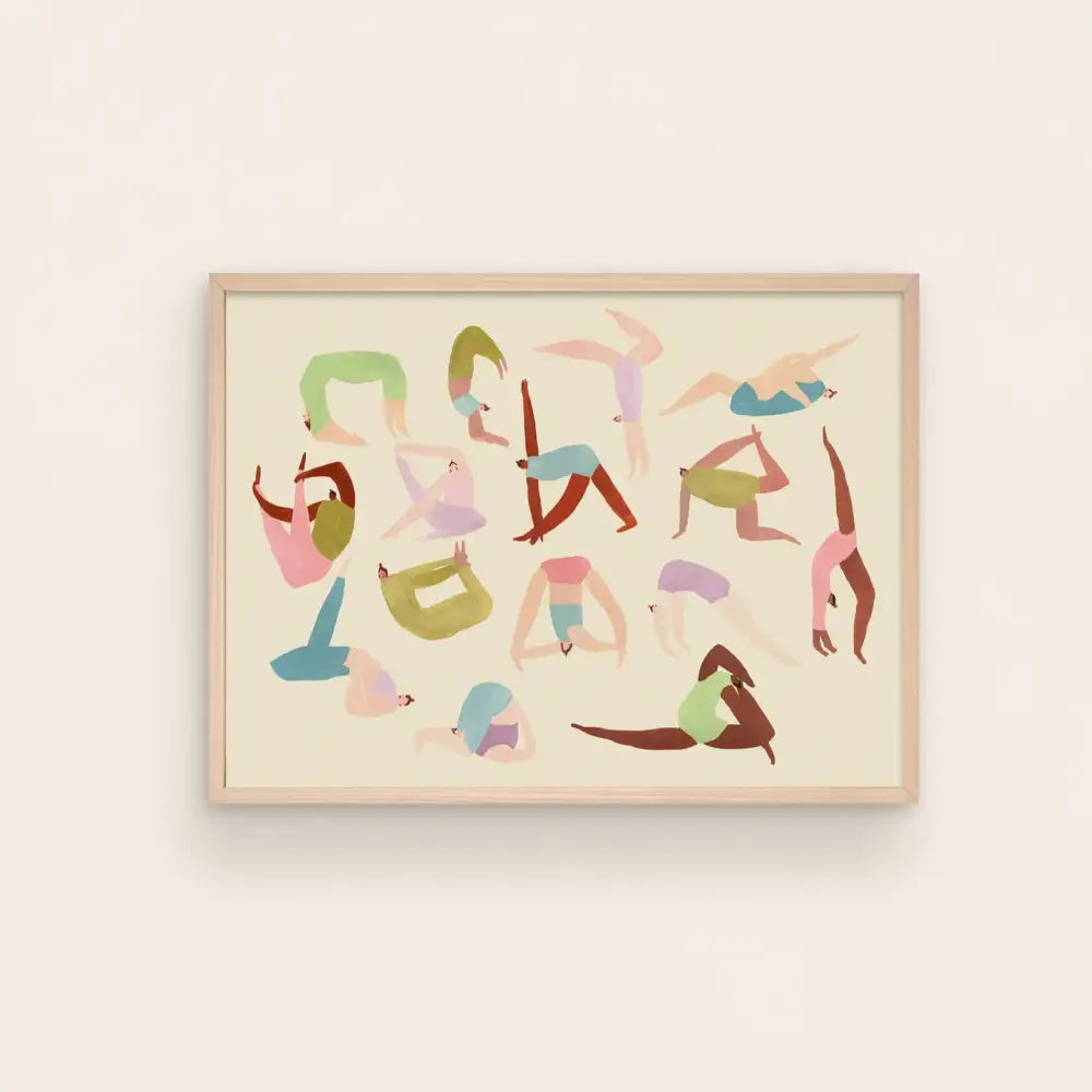Yoga Ladies Art Print - PABOOM