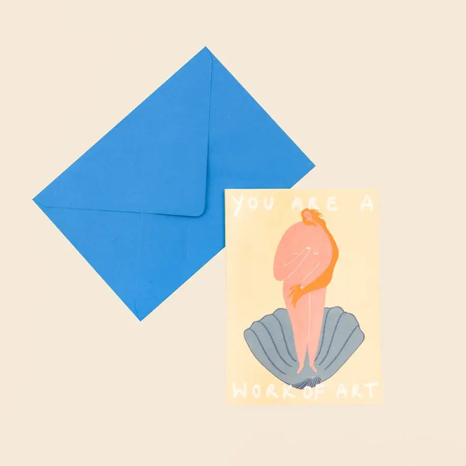 You Are A Work Of Art Card - PABOOM