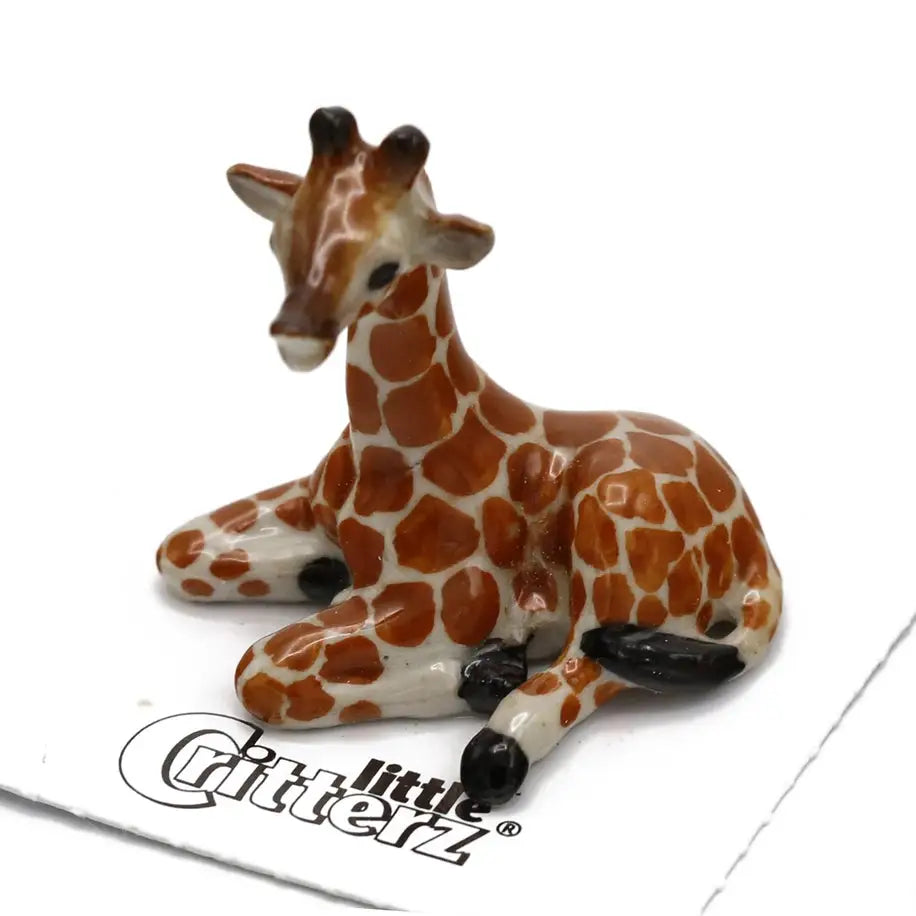 Aerial Giraffe Calf Porcelain Miniature - PABOOM