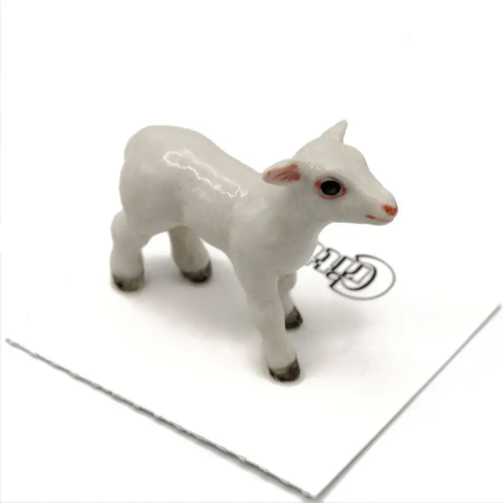 Little Critterz Barley Lamb Porcelain Miniature