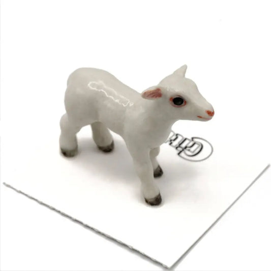 Little Critterz Barley Lamb Porcelain Miniature