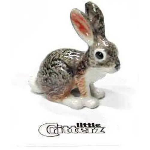 Little Critterz - Bounder Jackrabbit Porcelain Miniature