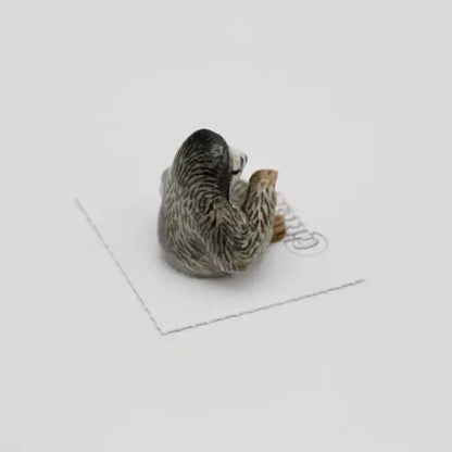 Buttercup Three-Toed Sloth Porcelain Miniature - PABOOM
