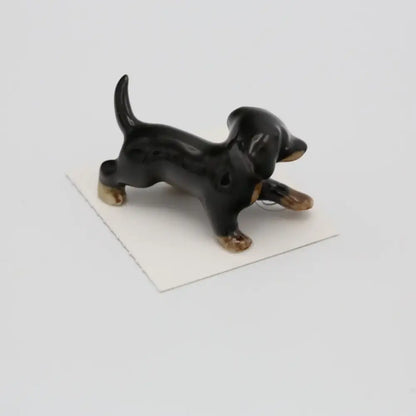 Caboose Dachshund Porcelain Miniature - PABOOM