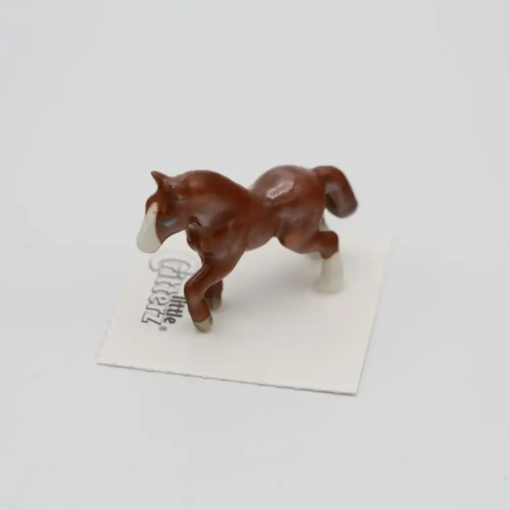 Chestnut Thoroughbred Porcelain Miniature - PABOOM