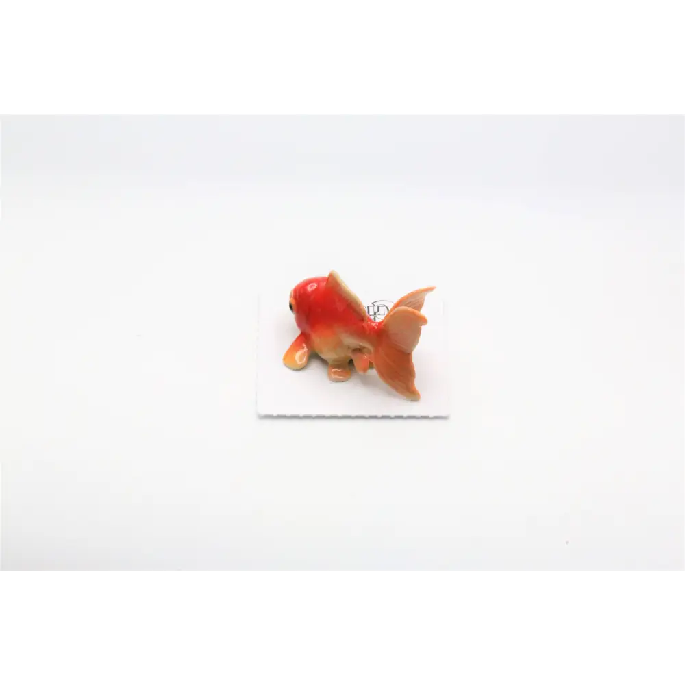 Fancy Fantail Goldfish Porcelain Miniature - PABOOM