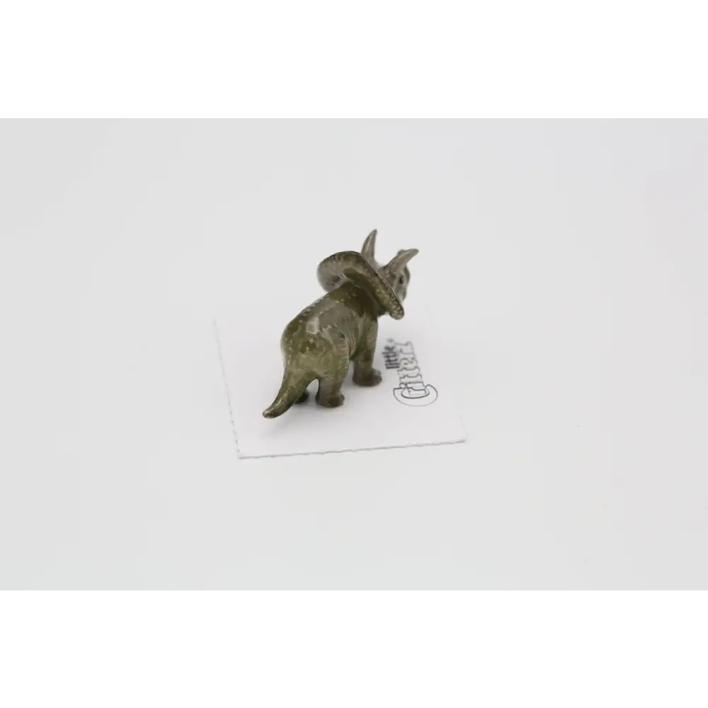 Little Critterz - Frill Triceratops Porcelain Miniature