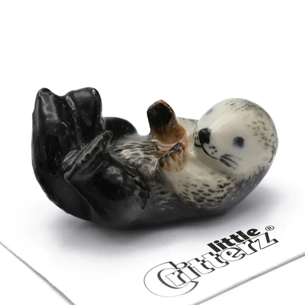 Hammer Sea Otter Porcelain Miniature - PABOOM