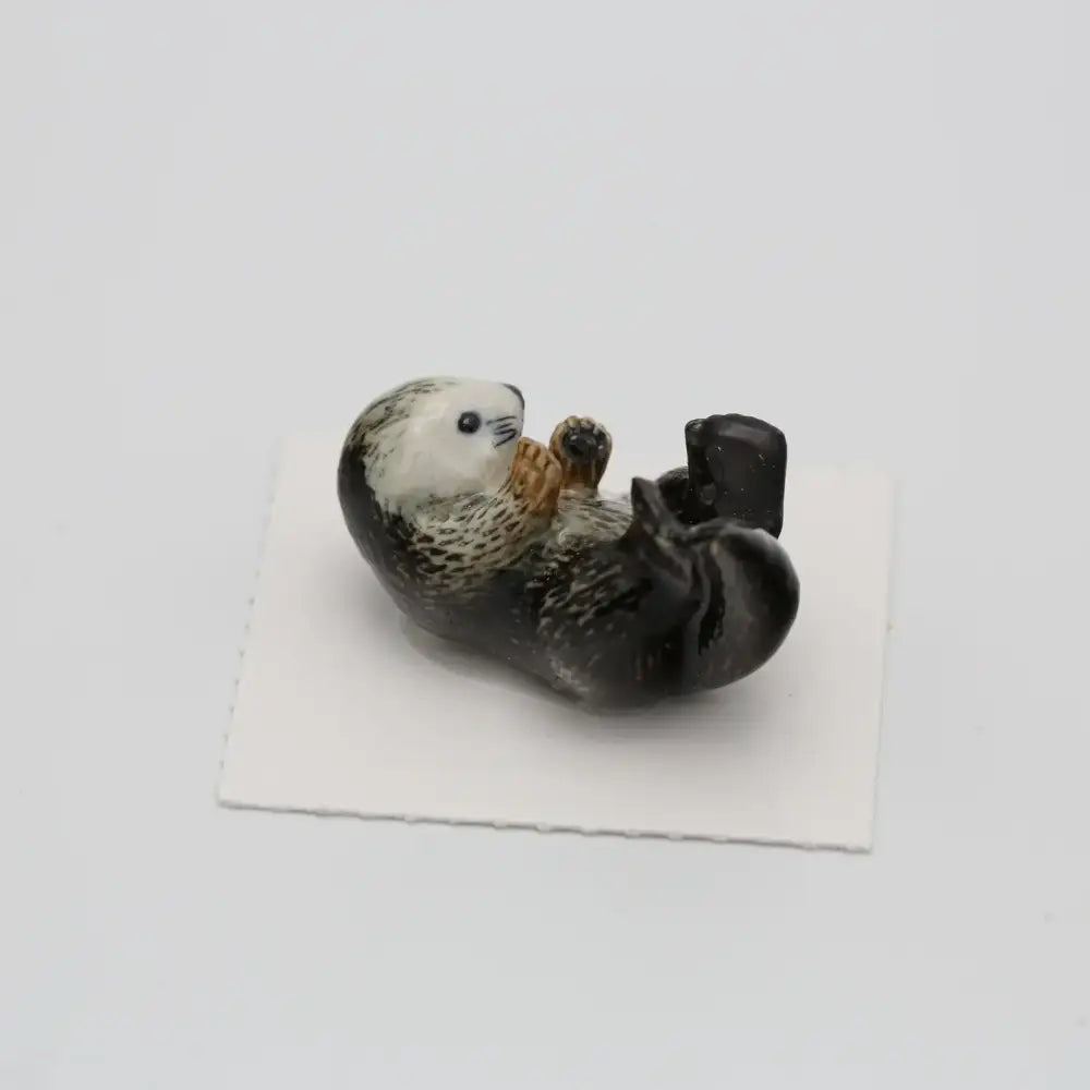 Hammer Sea Otter Porcelain Miniature - PABOOM