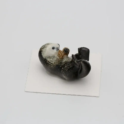 Hammer Sea Otter Porcelain Miniature - PABOOM