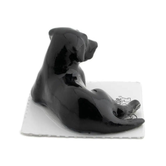 Little Critterz - Jack Black Labrador Adult Porcelain Miniature