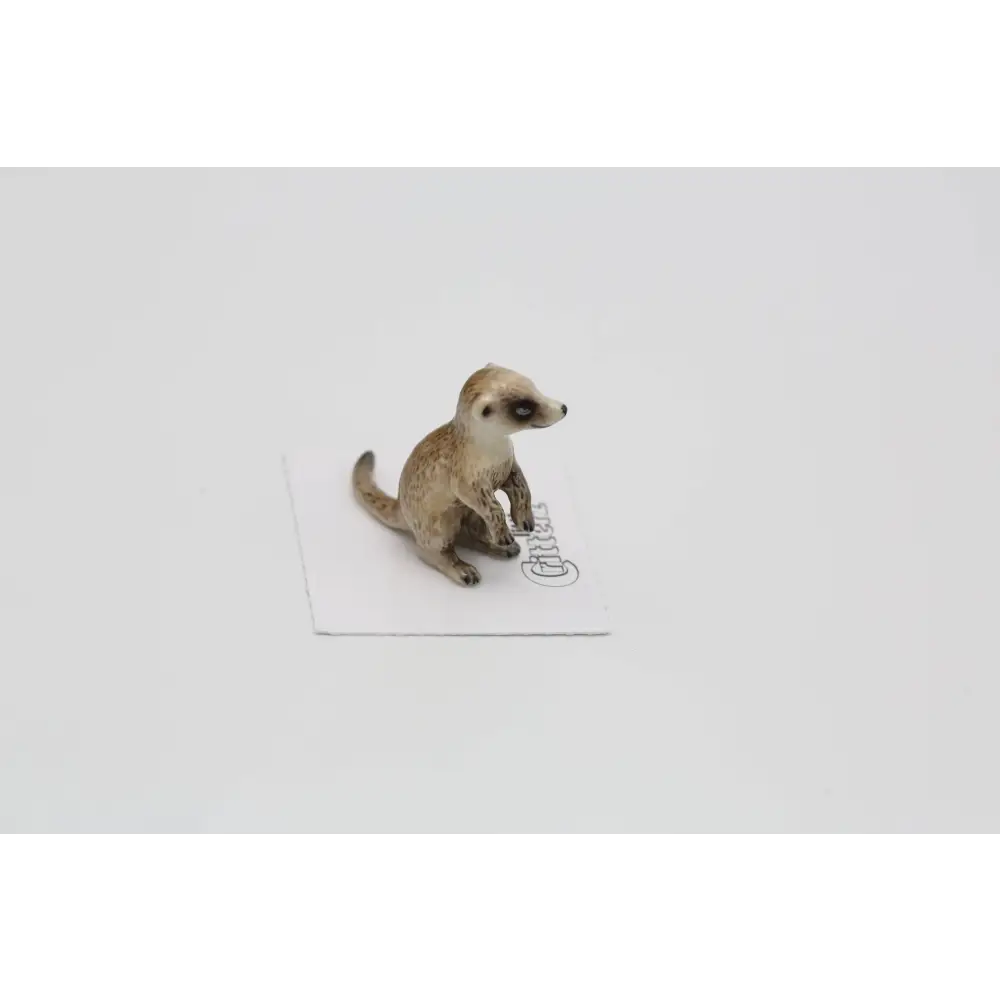 Little Critterz Lookout Meerkat Porcelain Miniature