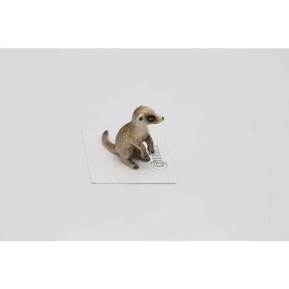 Little Critterz Lookout Meerkat Porcelain Miniature