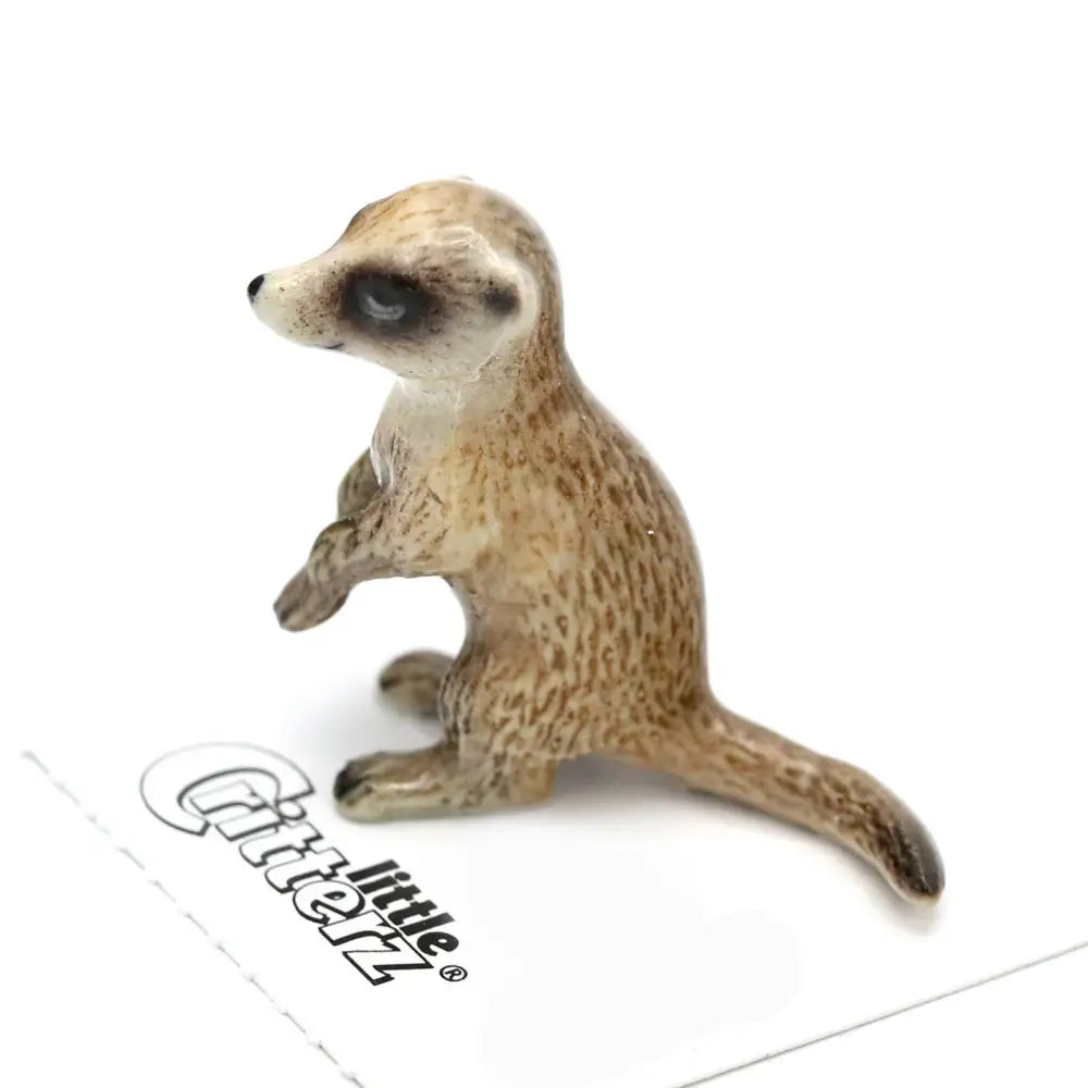Little Critterz Lookout Meerkat Porcelain Miniature