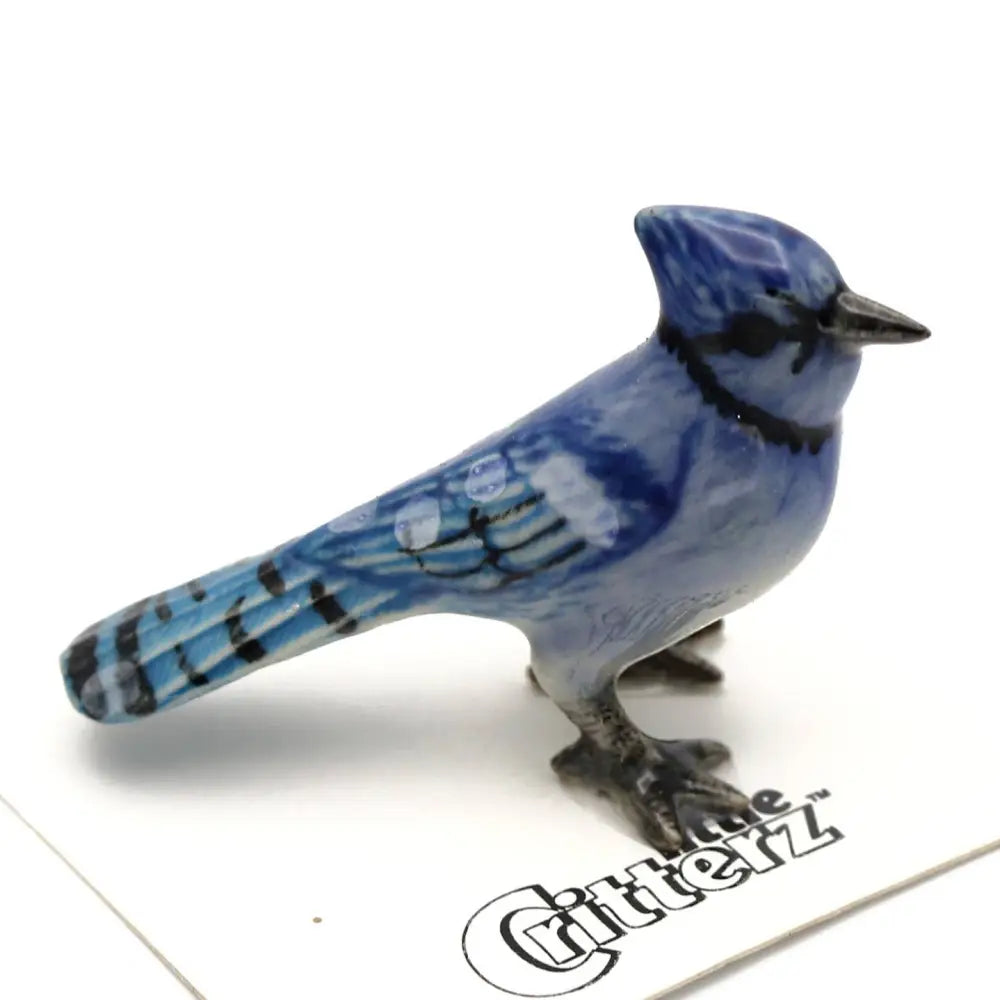 Mischief Bluejay Porcelain Miniature - PABOOM