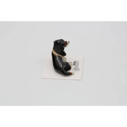 Little Critterz Napoleon Basset Hound Porcelain Miniature