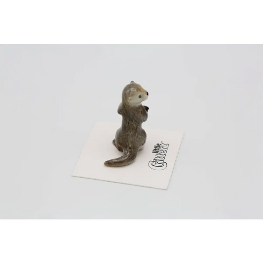 Little Critterz - Nimble Asian Otter Porcelain Miniature