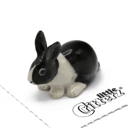 Little Critterz Panda Bunny Porcelain Decorative Figurine Miniature