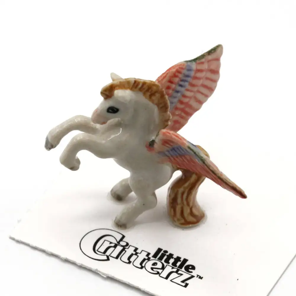 Little Critterz - Pegasus Winged Horse Porcelain Miniature