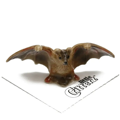 Pulse Brown Bat Porcelain Miniature - PABOOM