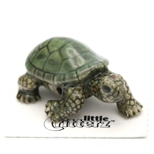 Ras Garden Turtle Porcelain Miniature - PABOOM