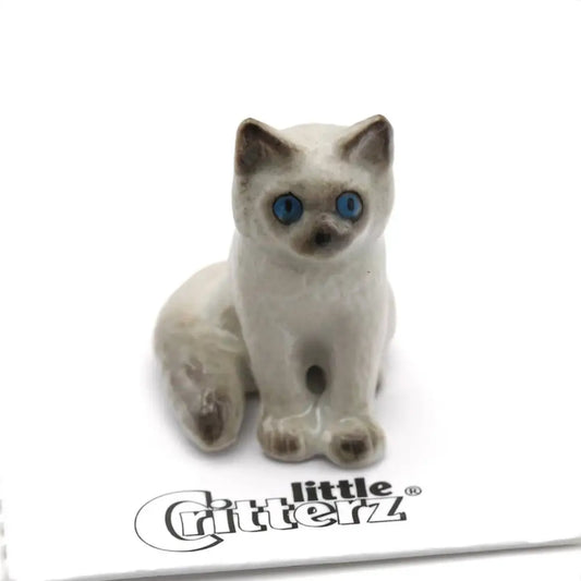 Little Critterz - Samantha Ragdoll Kitten Porcelain Miniature