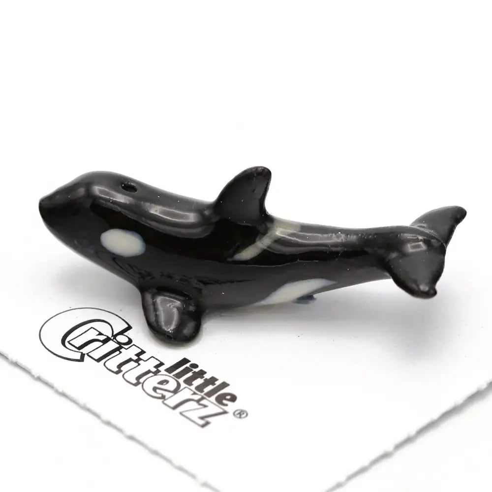 Seawolf Orca Decorative Figurine - Porcelain Miniature - PABOOM