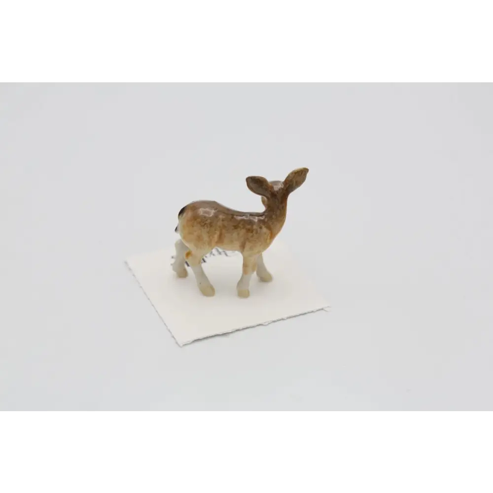 Serenity Deer Doe Porcelain Miniature - PABOOM