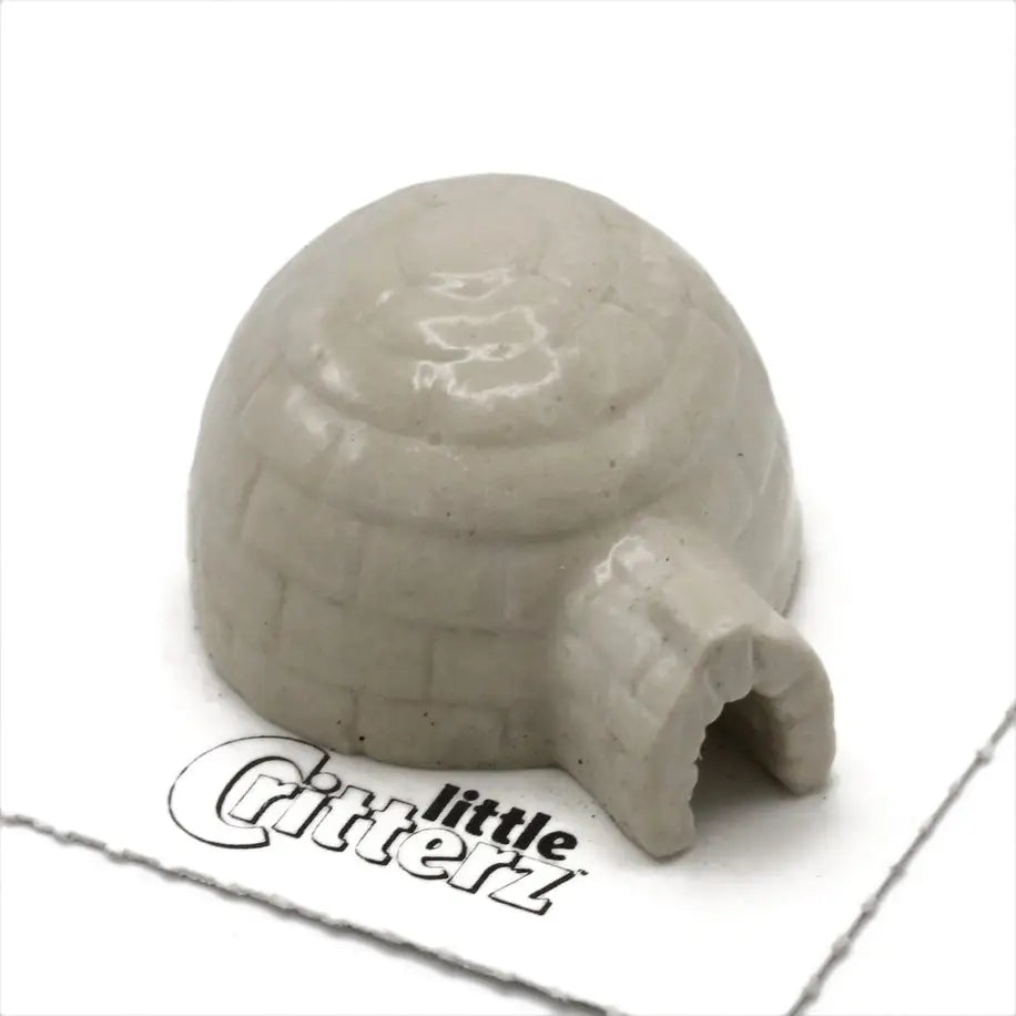 Snowy Igloo Porcelain Miniature - PABOOM