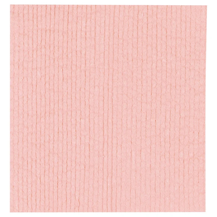 Close-up of the woven texture on the Evergreen and Blossom dishcloth – PABOOM