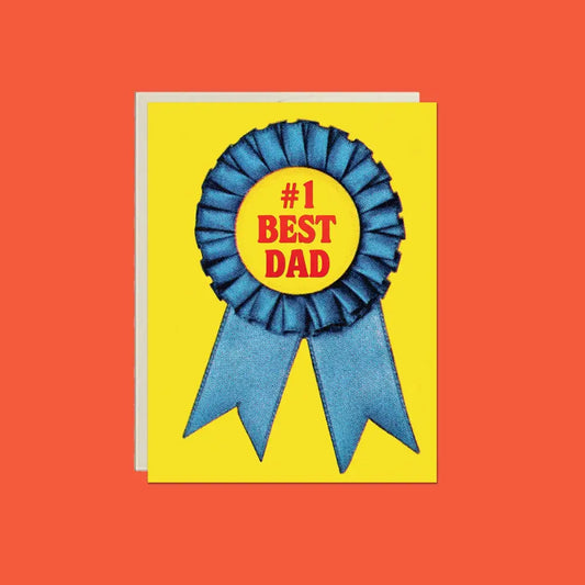 Lucky Goods Paper - #1 Dad Ribbon Card