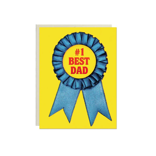 Lucky Goods Paper - #1 Dad Ribbon Card