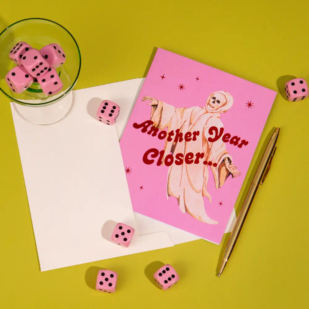 Lucky Goods Paper - Another Year Closer Card – Funny Birthday Greeting
