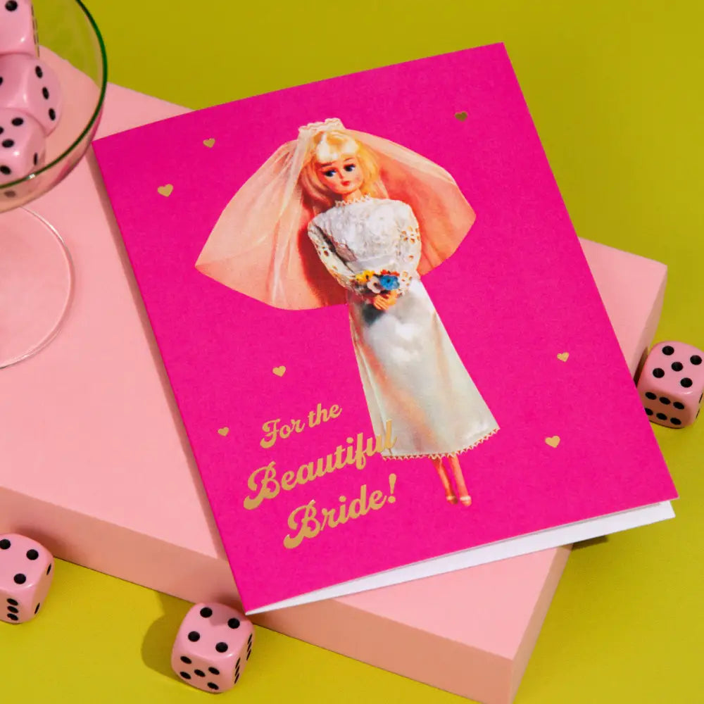 Lucky Goods Paper - Beautiful Bride Doll Card