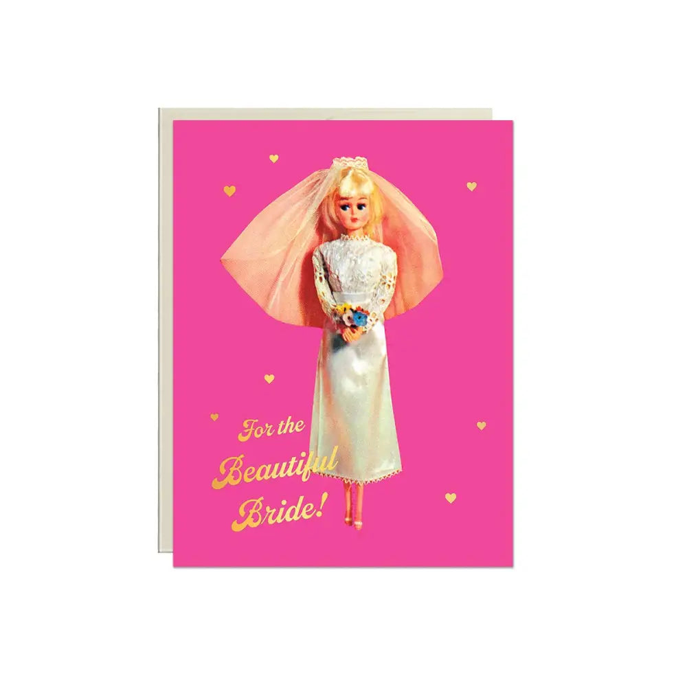 Lucky Goods Paper - Beautiful Bride Doll Card