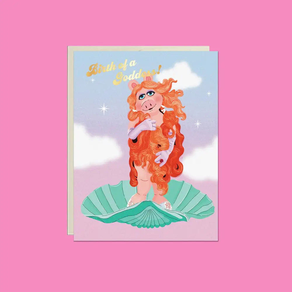 Lucky Goods Paper - Birth of a Goddess Card
