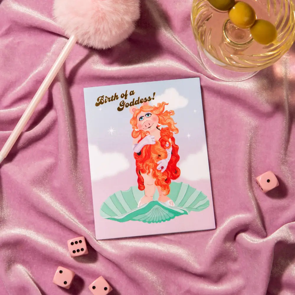 Lucky Goods Paper - Birth of a Goddess Card