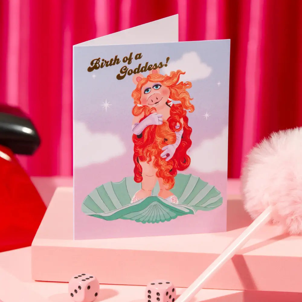 Lucky Goods Paper - Birth of a Goddess Card