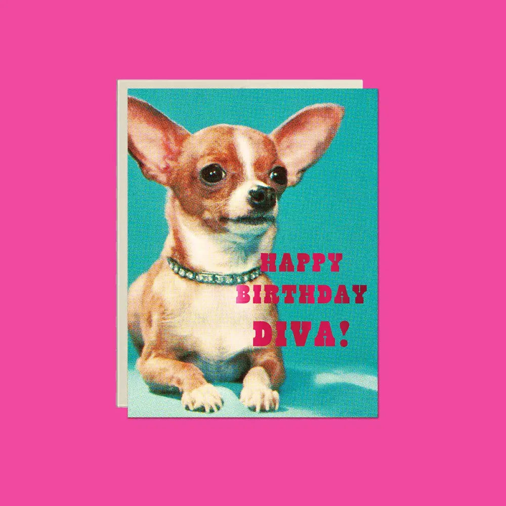 Lucky Goods Paper - Birthday Diva Foil Card