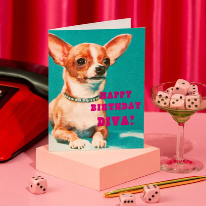 Lucky Goods Paper - Birthday Diva Foil Card