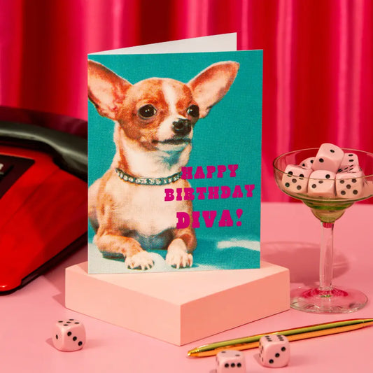 Lucky Goods Paper - Birthday Diva Foil Card