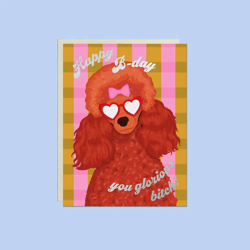 Lucky Goods Paper - Birthday Poodle Card