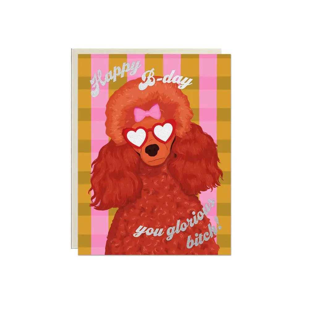 Lucky Goods Paper - Birthday Poodle Card