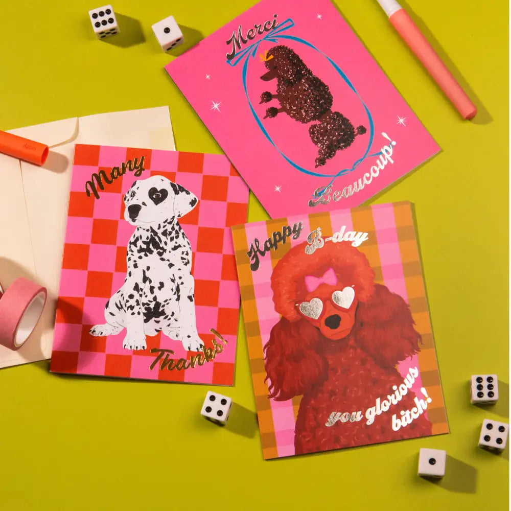 Lucky Goods Paper - Birthday Poodle Card
